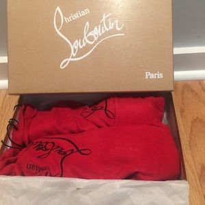 Authentic Christian Louboutin gold sandals